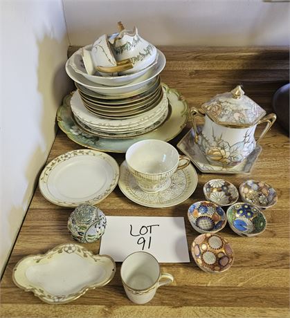 Mixed China Lot - Maker, Style, and Patterns Vary