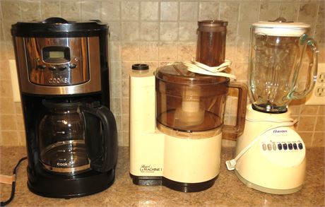 Coffee Pot, Blender, Food Processor