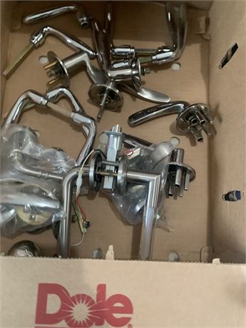 Hardware Lot - Misc Stainless Steel Door Handles & Fixtures