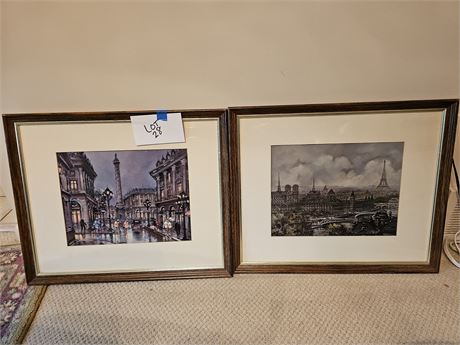 Paris Street Art Prints in Frame