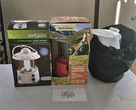 Led Radio Lantern, Camping Lantern & Easy Home Steamer