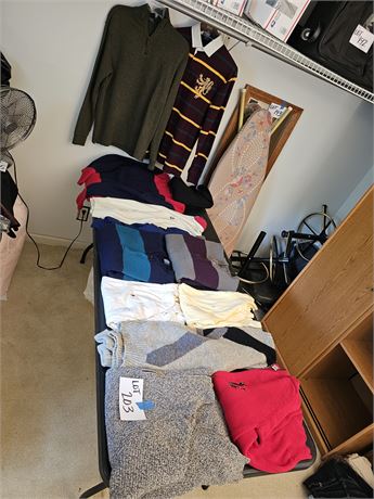 Men’s Fall Sweater Lot: Polo/Izod/Gap & More