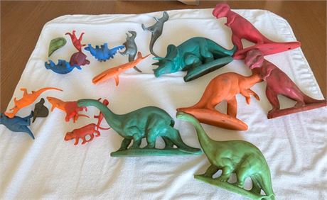 Vintage Sinclair Dinoland Wax Moldarama Dinosaurs & More