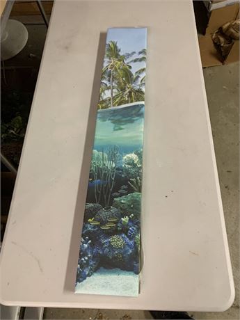 Tropical Coral Reef Wall Art Banner