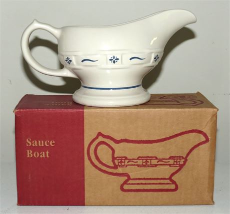 Longaberger Pottery Sauce Boat