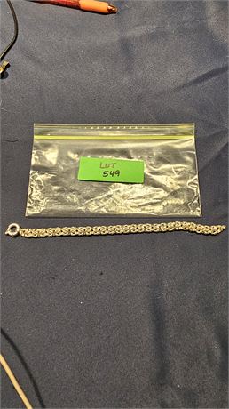 Sterling 8" Bracelet 0.49 ozt