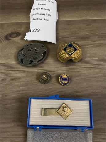 Vintage Boy Scouts of America/Cub Scouts Pins & Neckerchief Slides