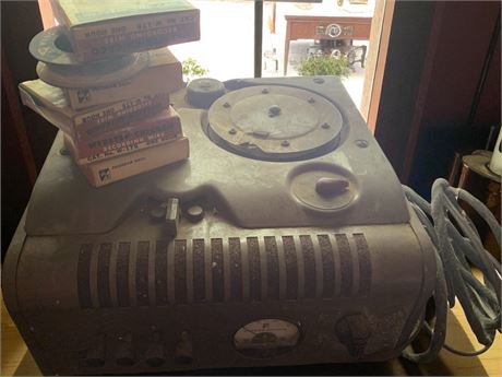 Webster-Chicago Model 180-1 Electronic Memory Magnetic Wire Recorder & Wire