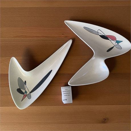 Metlox Poppytrail California Freeform or Contempora Divided Serving Bowl Set