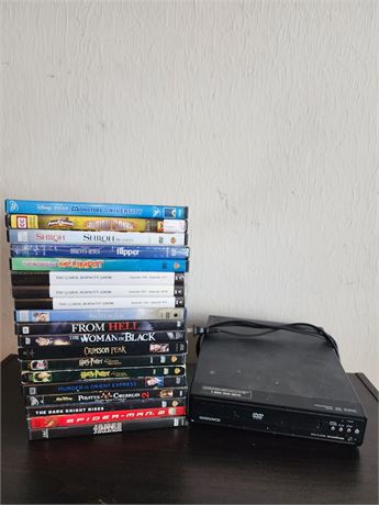 DVD Lot w/DVD Player ~No Remote