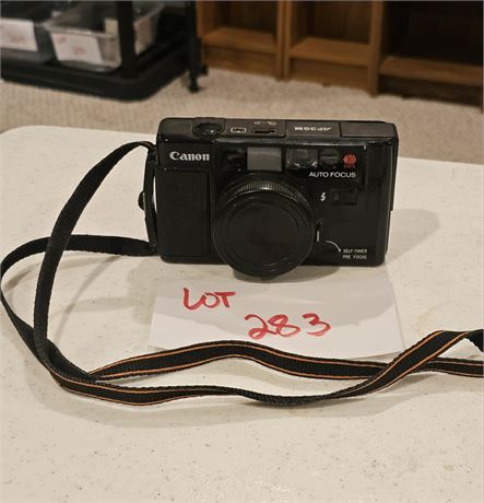 Canon AF 35M Point & Shoot Sure Shot Camera With Fixed Canon 38MM Lens 1979