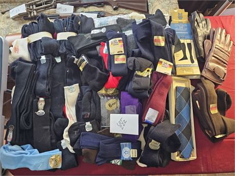 Large Lot of Men's Mixed Vintage Hosiery