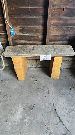 Stone Top Garden Bench