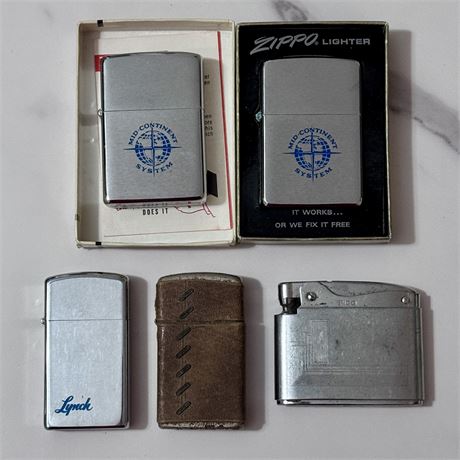 Vintage Zippo, Champ, & Pico Lighters Lot