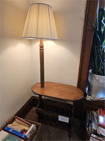 Wood Table Lamp