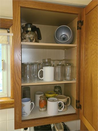 Cupboard Cleanout:Cups / Mugs / Drinking Glasses & More