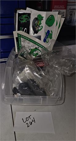 Mixed Misc Lot- Sobe Bike Decals, ARC500 Bike Light, & More