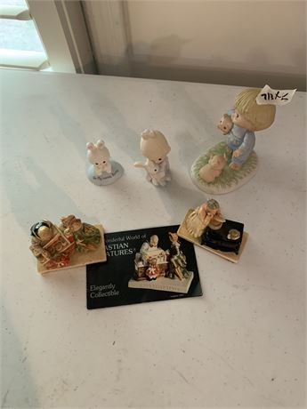 Figurine Lot Sebastian Miniatures Precious Moment and More