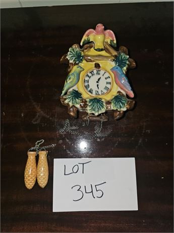 Vintage Tilson Bird Wall Clock Wall Pocket
