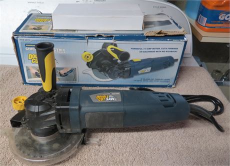 Chicago Electric Power Tools Double Cut Saw