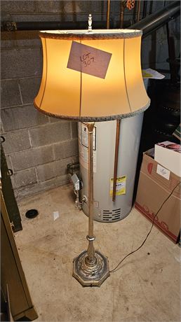 Antique Metal Floor Lamp