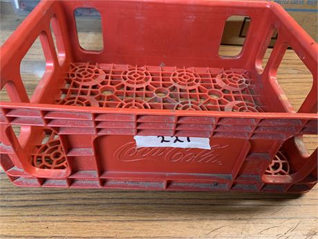 Vintage Red Plastic Coca-Cola Crate/Carrier
