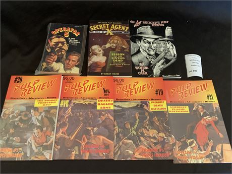 Pulp Review, Secret Agent X, Operation 5 Book Lot