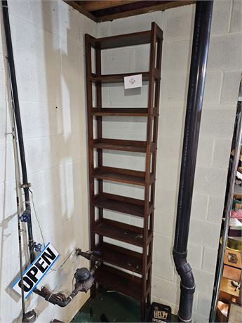 Wood Book Display Shelf