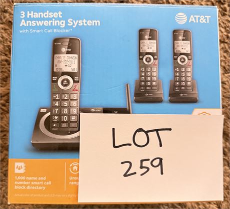 3 Handset Answering System