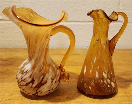 Art Glass Pitcher, Vase