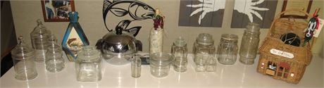 Mixed Lot: Canisters, etc
