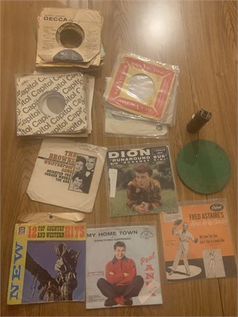 The Browns, Dion, Paul Anka, Fred Astaire, Country Hits ALBUM COVERS ONLY
