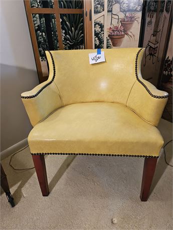 Yellow Vinyl Side Chair