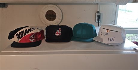 Mixed Ball Caps- Indians & More