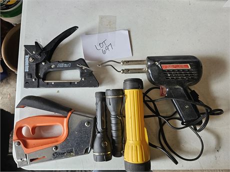 Weller Soldering Gun / Staple Guns & More