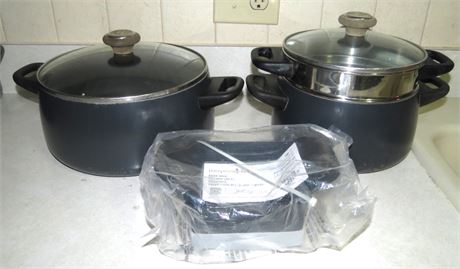 Pampered Chef Pot, Double Boiler, Slicer