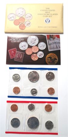 1990 Uncirculated Coin Set