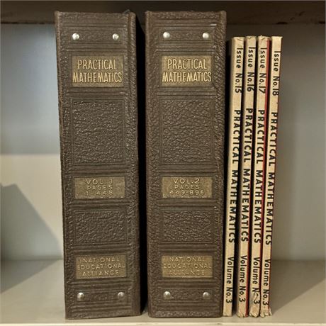 1940's Practical Mathematics Volumes 1-18