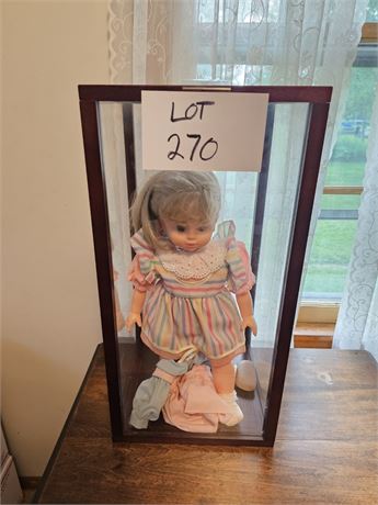 Vintage Doll With Display Box