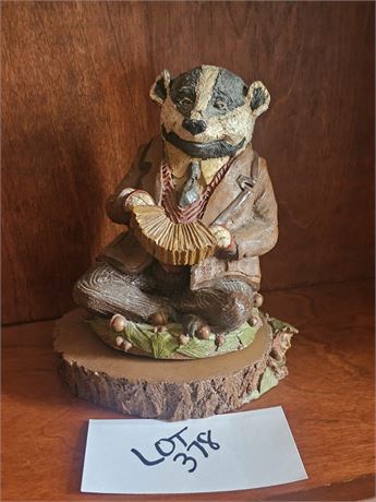 Tom Clark Creations 1982 "Badger" Gnome Figurine