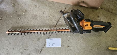 Worx Cordless Hedge Trimmer With Battery & Charger