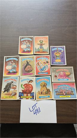 1986,87,88 Garbage Pail Kids Topps Trading Cards