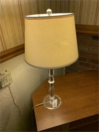 MCM Art Deco Lucite Table Lamp