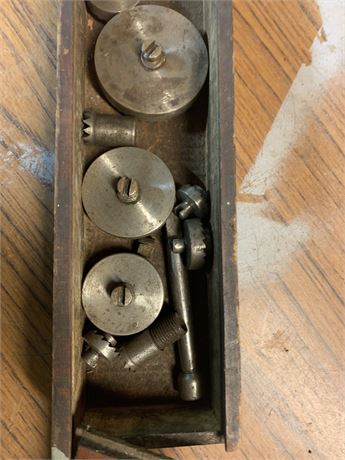 Valve and Bibb Reseating Plumbing Tool Kit In Wood Box