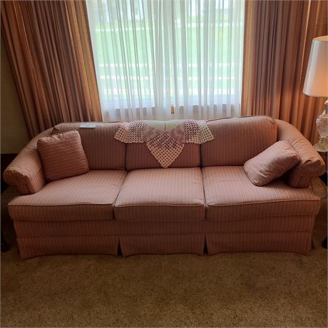 Palmer House by King Hickory Mauve-Pink Couch