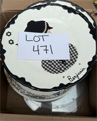 Large Mixed Porcelain Plate Set