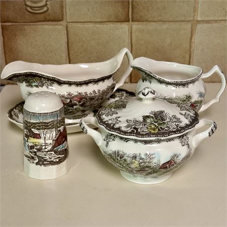 Johnson Bros England "The Friendly Village" Serveware Dishes
