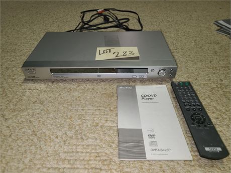 Sony DVD & Compact Disc Player Model: DVP-NS425P