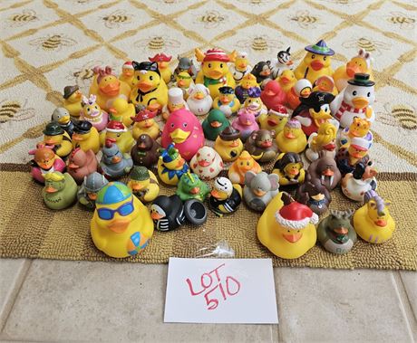 Collectible Assorted Rubber Ducks - Sports, Themed, Holiday & More