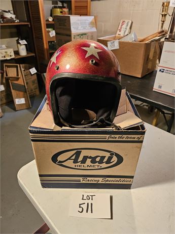 Arai Racing Helmet With Box